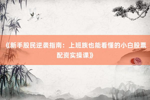 《新手股民逆袭指南：上班族也能看懂的小白股票配资实操课》